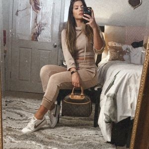 Nike Court Royale White and Dark Gold Sneakers